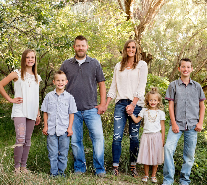 Chiropractor Idaho Falls ID Jaman Brunson with Family